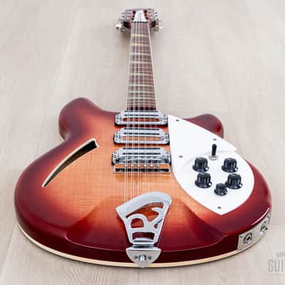 2000 Rickenbacker 360/12CW Carl Wilson Signature 12-String Fireglo, 370/12 Conversion, Near-Mint w/ Case, COA, Tags image 11