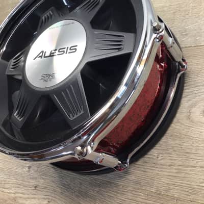 Alesis Strike 10" Dual-Zone Mesh Electronic Red Sparkle Drum Pad image 10