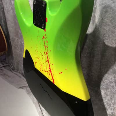 Custom Schecter 2002 NAMM Convention Horror Masterworks Display Catalog Guitar SIGNED Dawn Of The Dead George Romero Horror Halloween image 21