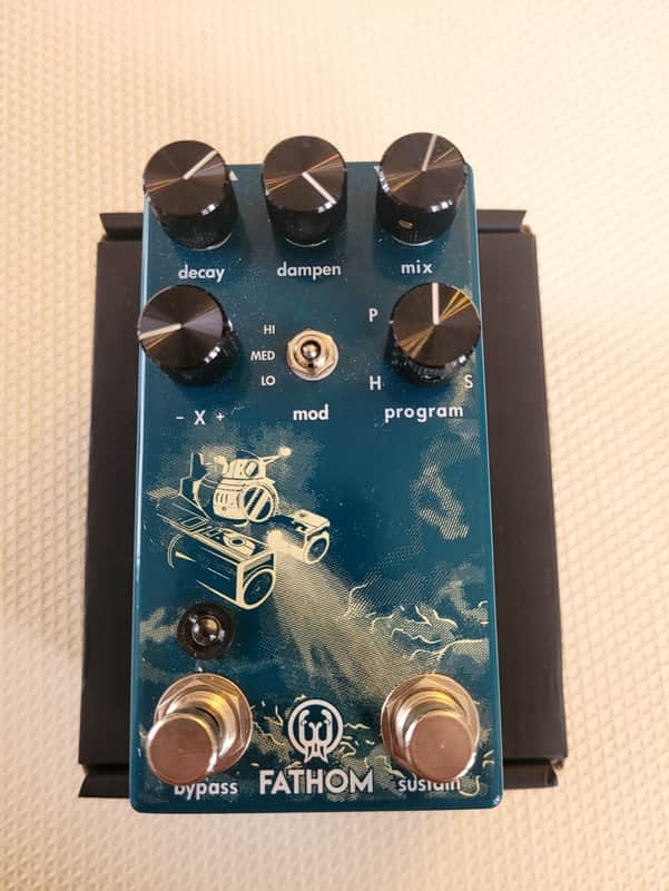 Walrus Audio Fathom Multi-Function Reverb - Deep Sea Blue (Original Box Included) image 1