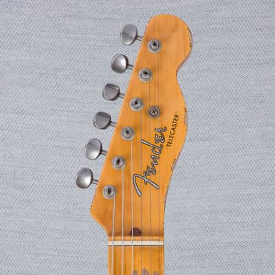 Fender Custom Shop 52 Telecaster Heavy Relic Guitar - Aged Vintage White - CHUCKSCLUSIVE - #R127109 image 3