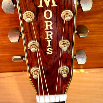 Morris W-65M "Tree of Life" 1970s MIJ Acoustic Natural W/HARD CASE image 5