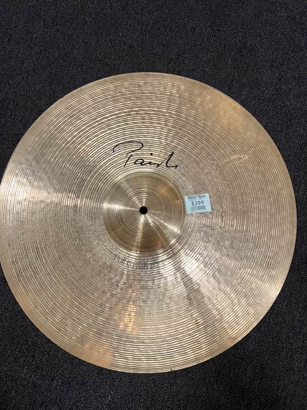 Paiste 20" Signature Full Crash Cymbal 1989 - Present - Traditional image 1