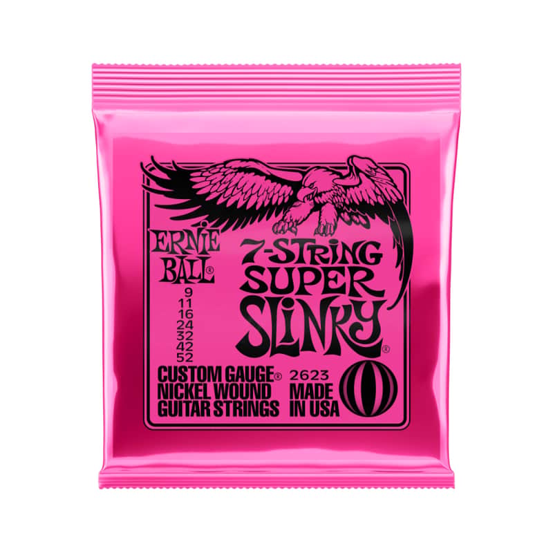 NEW Ernie Ball Super Slinky 7 String Electric Strings - .009-.052 image 1