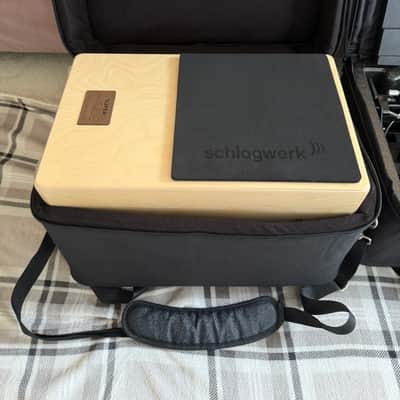 Schlagwerk Super Agile Cajon, CAP100 Cajon Pedal, TA3 Luxus Case - Like New image 10