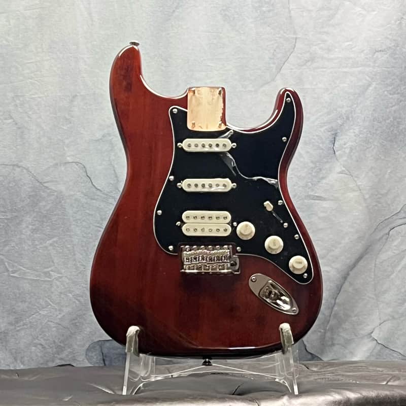 Squier Classic Vibe 70s Stratocaster Loaded HSS Body Walnut Mocha Brown image 1