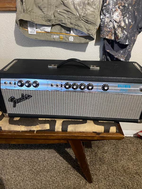 Fender Bassman 100 2-Channel 100-Watt Guitar Amp Head 1972 - 1976 - Silverface image 1