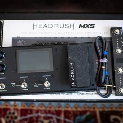 Headrush MX5 Amp Modeling Guitar Effect Processor boxed with extra midi controller image 1