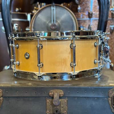 USED 5.5x14 Pearl Concert Series Snare Drum in Natural Gloss image 3