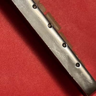 1963 Gibson Dove/J200 Tune-O-Matic Guitar Bridge ABR-1 Wire Dove 1963 - Chrome image 6