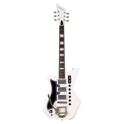 Airline Guitars Jetsons '59 3P DLX White Left-Handed image 7