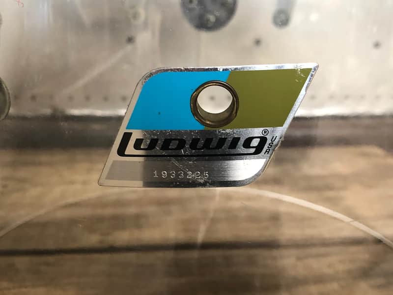 1970s Ludwig Vistalite 10x14" Concert Tom with Single-Color Finish image 2
