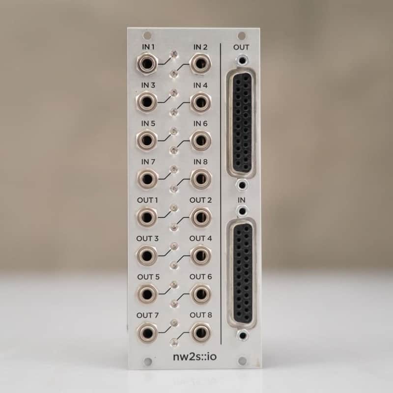 nw2s nw2s::io Eurorack Input/Output Module w/ Patch Cables! #58924 image 1