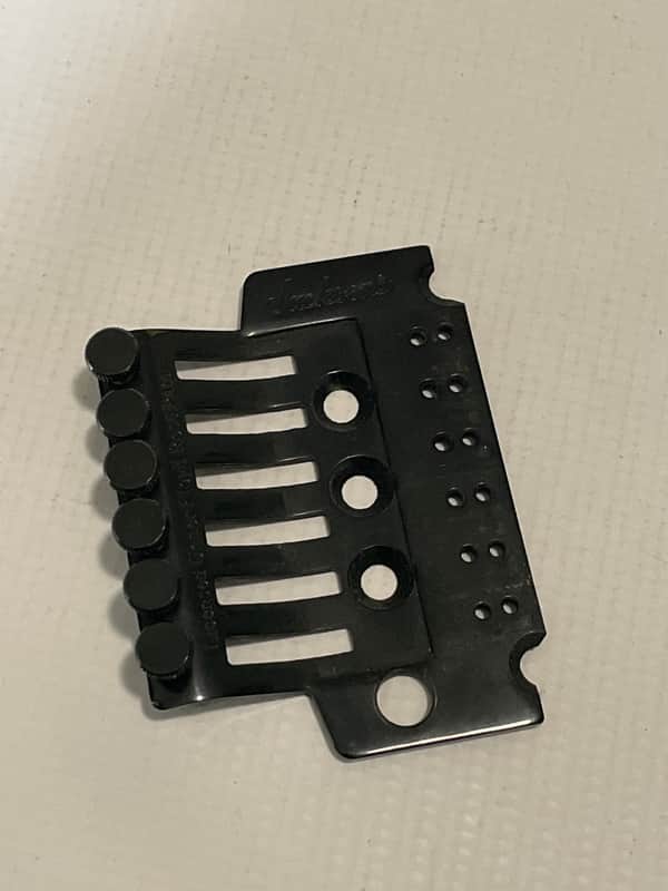 2000's Japan Jackson Licensed JT-580LP Floyd Rose Tremolo Bridge Black Base Plate image 1