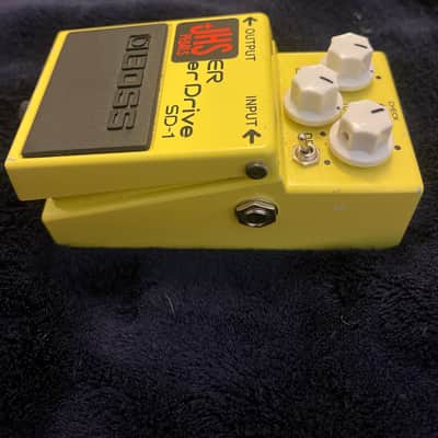 JHS Boss SD-1 Super Overdrive with "Trans-Am" Mod 2012 - 2016 - Yellow image 3