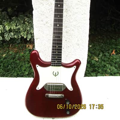 Gibson Epiphone Coronet 1964, Cherry Red, P-90 Pu., Case image 1
