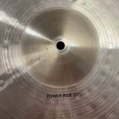 Paiste Alpha 20" Power Ride Cymbal Vintage Bronze Serial 246900 Heavy Rock Ride image 3