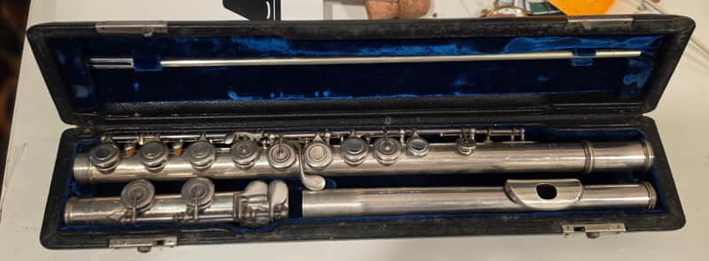 1957 Verne Q. Powell Custom Flute Sterling Silver, C Foot, Soldered
