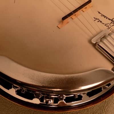 1970’s IBANEZ Artist 591 Wreath 5-String Banjo with Drop D Tuners and Hard Shell Case image 16