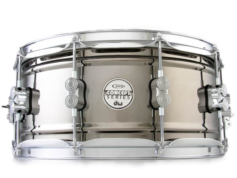 PDP PDSN6514BNCR 6.5X14 Black Nickel Over Steel Snare Drum image 1