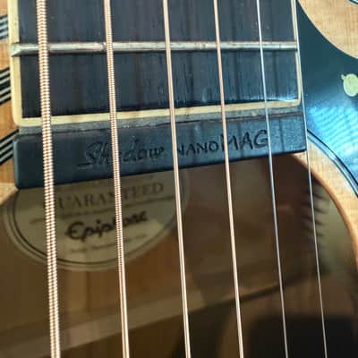 Epiphone EJ200SCE/N 2018 Natural Blonde, Sonic 2 preamp image 20