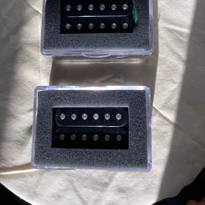 Squier Bullet Mustang Humbucker Pickups Set (2) w/ cases image 1