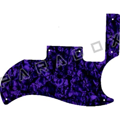 Custom Pickguard For 2019 - 2024 Made in America Gibson SG Special W/P90's - Purple Pearl/Black/White/Black .090" image 1