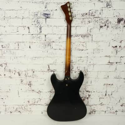1960s Kay Model K5935 Deluxe 4-String Electric Bass Guitar W/ All Original Parts image 5