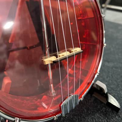 Gold Tone Little Gem Acrylic Concert Banjolele w/gigbag image 7