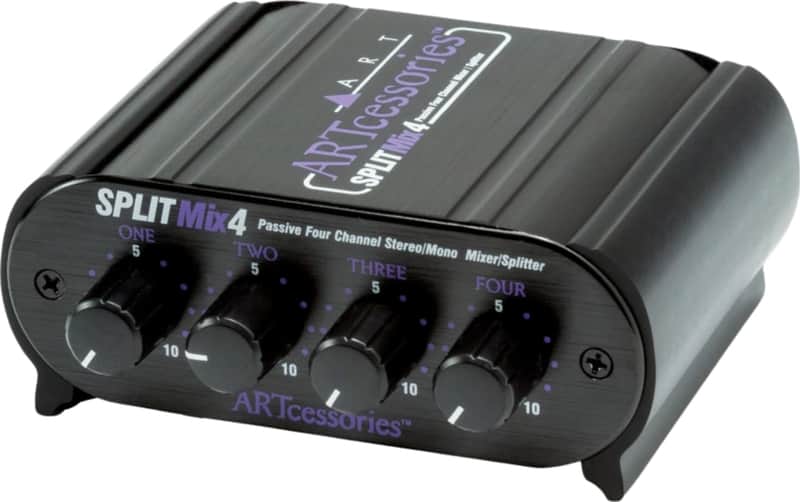 ART SPLITMix4 4-Channel Passive Mixer/Splitter Box image 1
