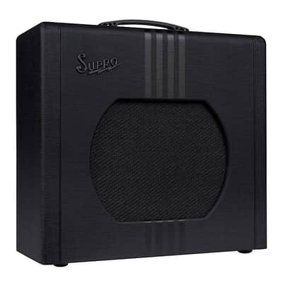 Supro Delta King 12 Guitar Amplifier - Black/Black image 2
