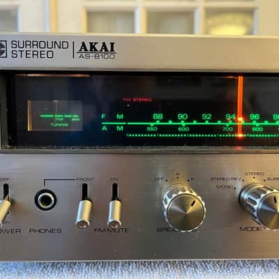 Vintage AS-8100 Surround Stereo Amplifier Tuner-Powers On-Tested