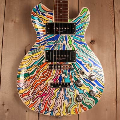 Eastwood  Sidejack  Bluesbender Custom art guitar -  Mosrite Tribute image 3