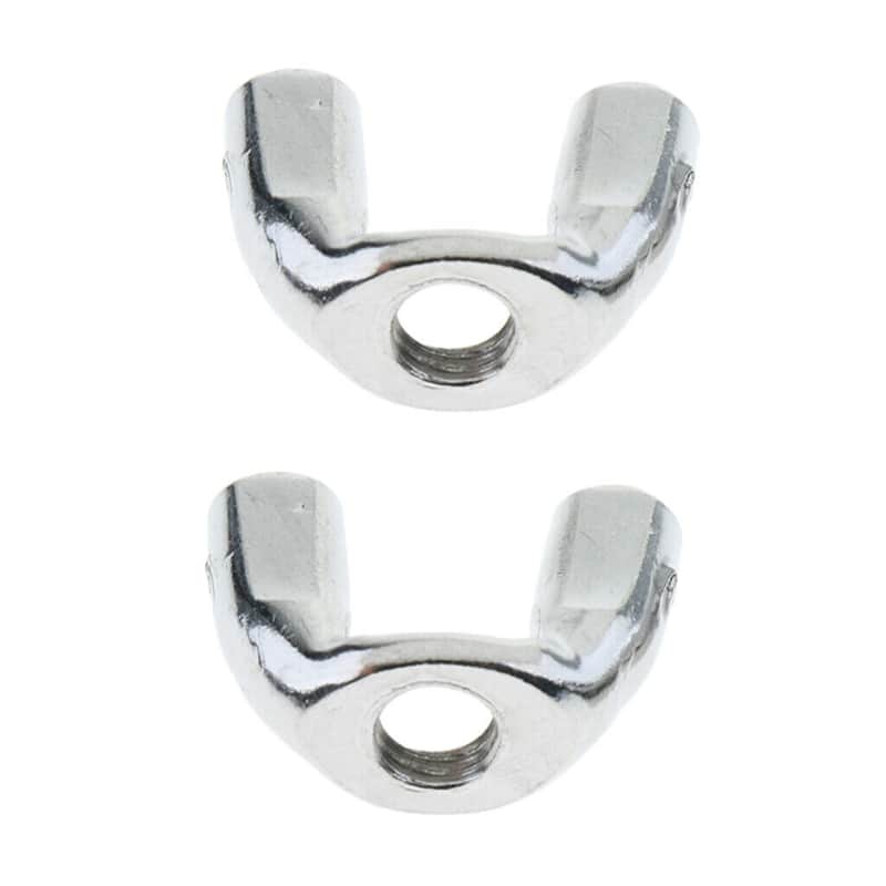 1 pr. Vintage Style Cymbal Stand Tilter 8mm Wing Nuts - 8MVWN1 image 1