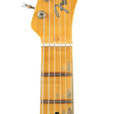 Fender Custom Shop Double Esquire Roasted Pine Relic Black 2022 image 2