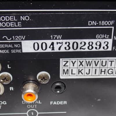 Denon DN-1800F vintage dual CD player with digital outputs image 4