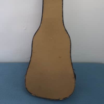 Antique Vintage 1930s Regal Parlor Guitar Project Scenic Floral Stencil Washburn Ditson Original Cloth Latch Case image 22