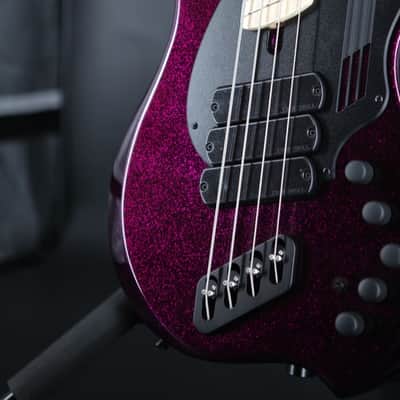 Dingwall LIMITED EDITION NG3 Adam "Nolly" Getgood Signature 4-String - MIDNIGHT PURPLE FLAKE image 4
