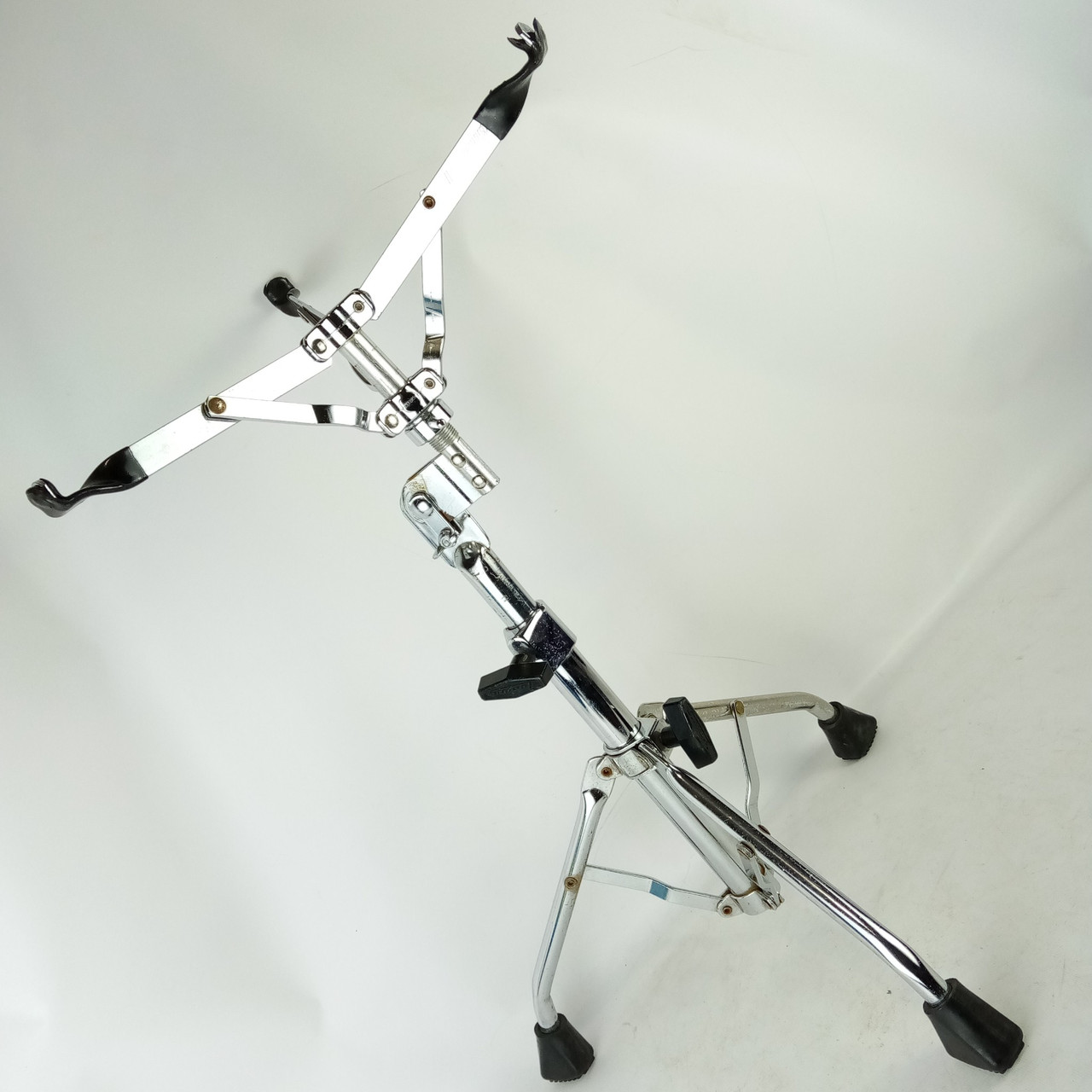 Ludwig Hercules#1374 Snare Drum Stand Chrome Vintage70s Tube-Legs Tripod Chicago — main photograph