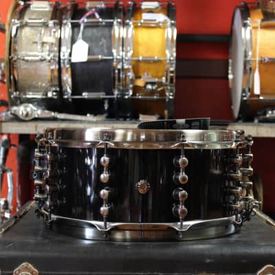 Mapex Black Panther 6x14 Jeff Hamilton Maximus Snare Drum in Piano Black Gloss image 3