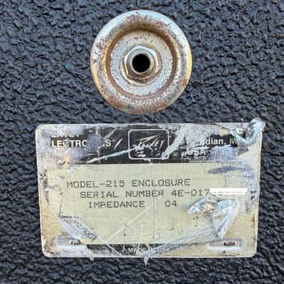 Peavey Model 215 Enclosure 1984 - Black image 3