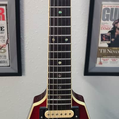 Dean V USA Time Capsule!  VIDEO NOW👂!  Limited Edition! BEAUTIFUL Flame Top! 2002 ml - Cherry Sunburst Flame image 5