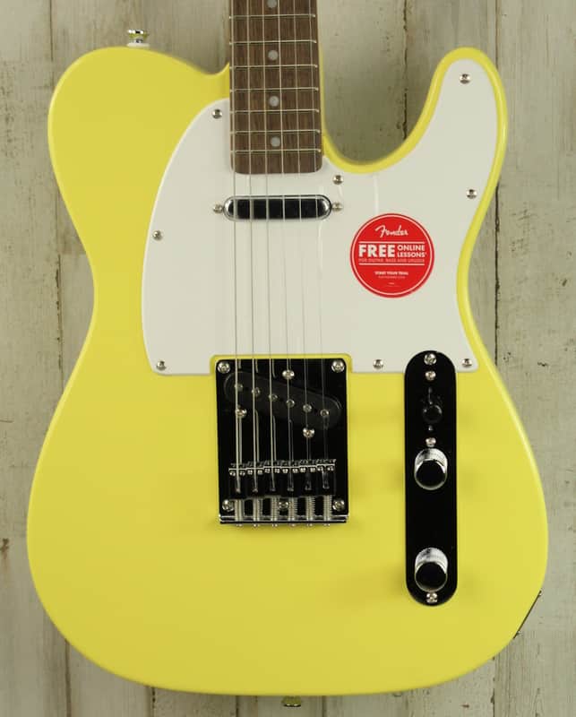 DEMO Squier Sonic Telecaster - Canary Yellow (681) image 1