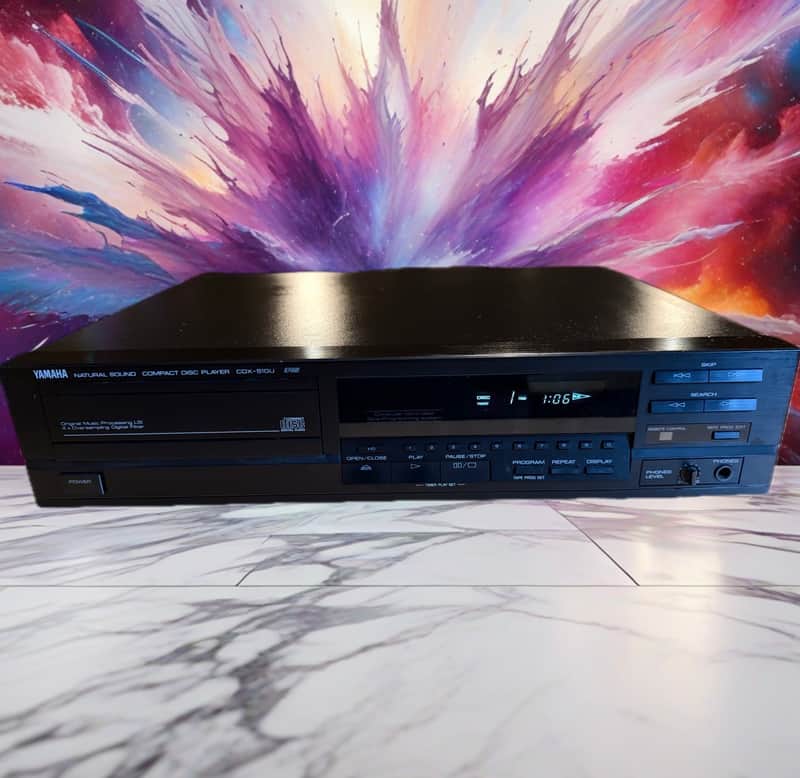 Yamaha CDX-510U Natural Sound Compact Disc Player New Belts! Tested Works Rare🔥 image 1