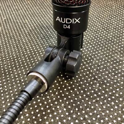 Audix D4 Hypercardioid Dynamic Instrument Microphone with Clip and Mount image 5