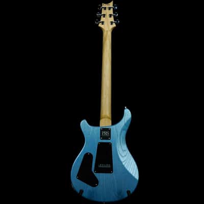 Paul Reed Smith CE 24-08 Swamp Ash Satin Limited Edition Electric Guitar - Frost Blue Metallic image 8