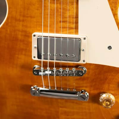 Gibson Les Paul Standard 50s Figured Top Electric Guitar - Honey Amber with Hardshell Case image 11