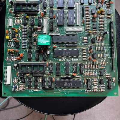 Korg Poly-61 KLM-509A CPU Board – Faulty / Repair Project – Recapped