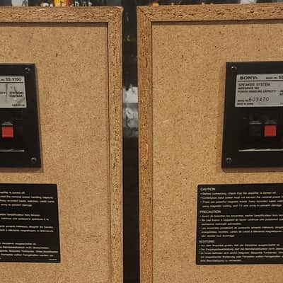 Sony Vintage Sony SS-X150 Bookshelf Speakers 1981 - Redwood veneer image 7
