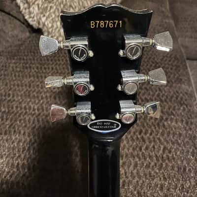 Greco EG Single Cutaway Custom 3-Pickup 1977 - 1978 Ebony image 2